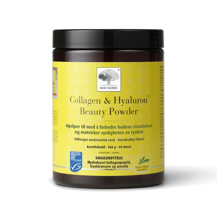 New Nordic Collagen & Hyaluron Powder 360G
